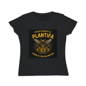 Plantifa Bee T-Shirt — "Proud Member of Plantifa" Pollinator Conservation Tee